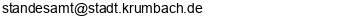 E-Mail Adresse Standesamt Krumbach (Schwaben)